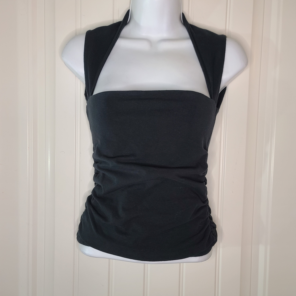 NWOT Abercrombie & Fitch The A&F Black Ava Top Sm